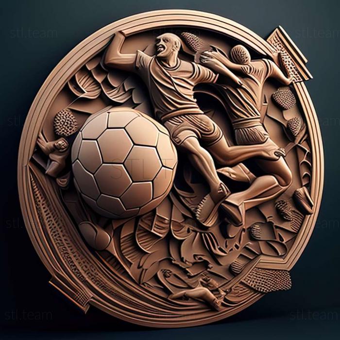 3D модель Международный футбольный матч ФИФА (STL)